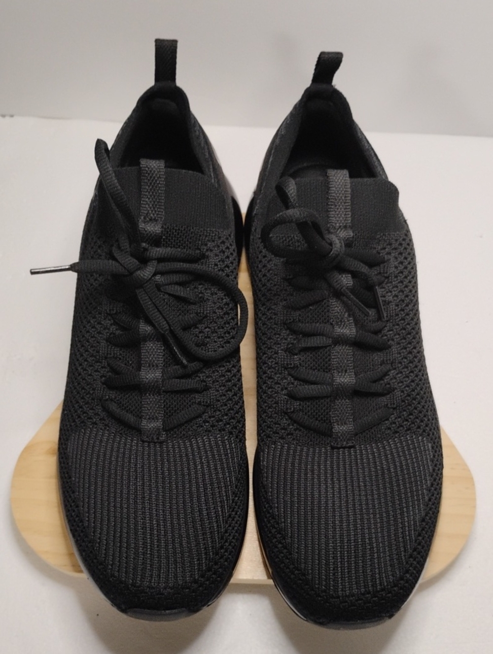 Skechers Men's Black Knit Slip-On Athletic Sneakers